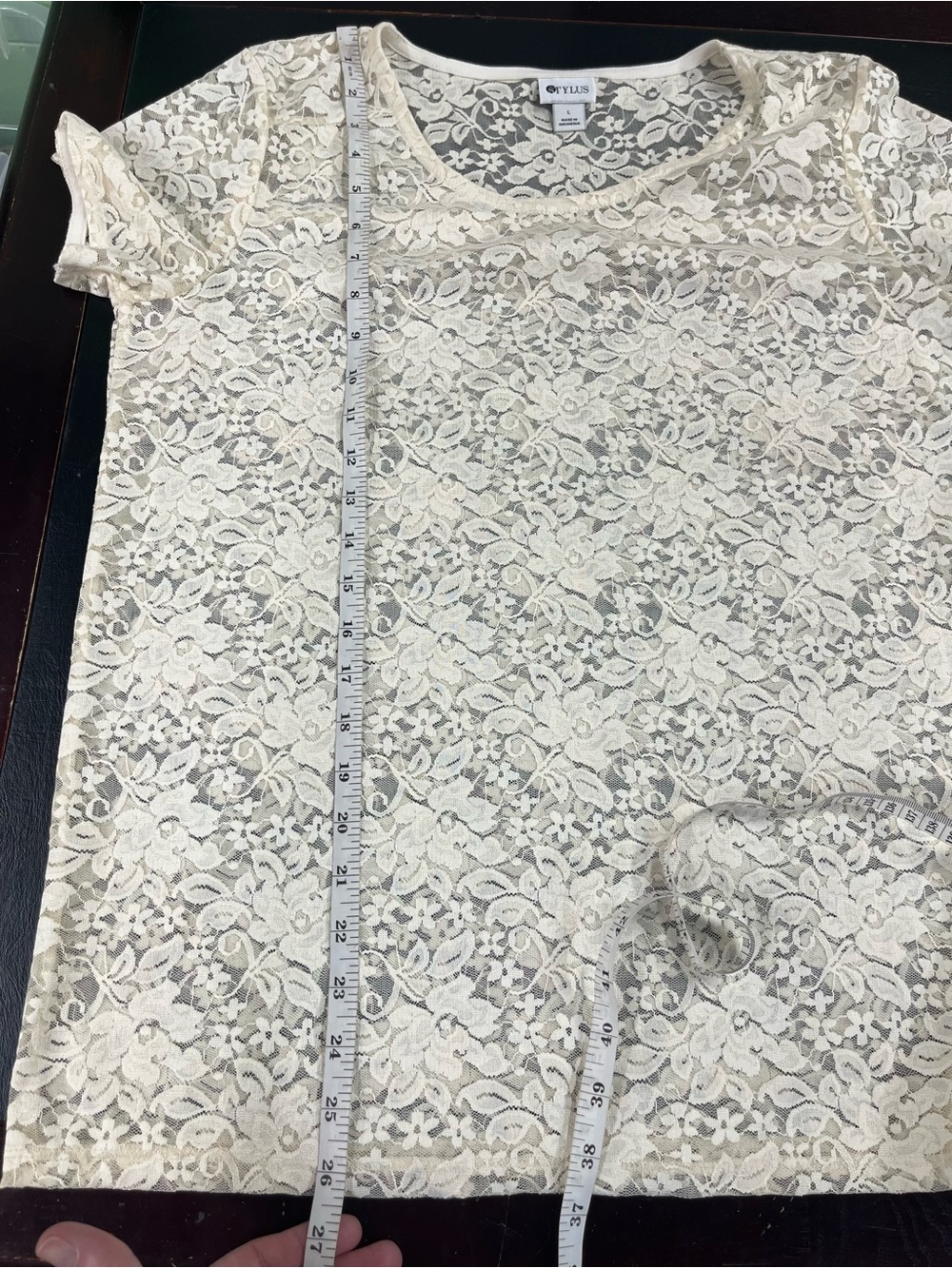 Stylus lace blouse size large - Picture 8 of 8